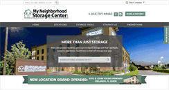 Desktop Screenshot of myneighborhoodstoragecenter.com
